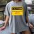 A Simple Yellow Warning Sign For Introvert Women's Comfort Colors T-Shirt Gray A Simple Yellow Warning Sign For Introvert Women's Comfort Colors T-Shirt Gray