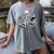 Skeleton Reading Book Floral Dark For Book Lovers Women's Comfort Colors T-Shirt Gray
