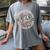 Is That Smutt Books Probably Reading Something Unholy Women's Comfort Colors T-Shirt Gray