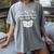 Snow Many Books Snow Little Time Reading Christmas Book Club Women's Comfort Colors T-Shirt Gray