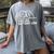 Social Battery Low Apparel Introvert Humor Women's Comfort Colors T-Shirt Gray