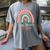 Social Worker Work MSW BSW Graduation 2024 Masters Degree Women's Comfort Colors T-Shirt Gray