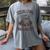 Socializing Was a Mistake Prairie Dog Introverts Humor Women's Comfort Colors T-Shirt Gray