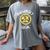 Socially Awkward Introvert Social Anxious Awkwardly Social Women's Comfort Colors T-Shirt Gray