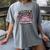 Sock Hop 50s Classic Car Nostalgia 1950s Greaser Women's Comfort Colors T-Shirt Gray