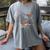 Splash Water Frutiger Aero Y2K Style Clownfish Premium Women's Comfort Colors T-Shirt Gray Splash Water Frutiger Aero Y2K Style Clownfish Premium Women's Comfort Colors T-Shirt Gray
