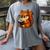 Squirrel Reading Book Lover Women's Comfort Colors T-Shirt Gray