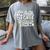 St Patricks Day Masters Degree MSW Graduation Social Work Women's Comfort Colors T-Shirt Gray