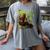 Star Wars The Book Of Boba Fett Neon Boba Fett Lives Poster Women's Comfort Colors T-Shirt Gray