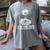 Stick Shift Nostalgia Column Shift Line Women's Comfort Colors T-Shirt Gray