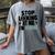 Stop Looking At Me I’m Hiding Sarcastic Introvert Joke Women's Comfort Colors T-Shirt Gray