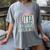 Straight Outta 6th Grade Class Of 2022 School Graduation Women's Comfort Colors T-Shirt Gray