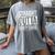 Straight Outta Beauty School Graduation Distressed Women's Comfort Colors T-Shirt Gray