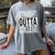 Straight Outta College Movie Parody Graduation Women's Comfort Colors T-Shirt Gray