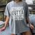 Straight Outta Cosmetology School Class Of 2025 Graduation Women's Comfort Colors T-Shirt Gray