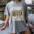 Straight Outta Cosmetology School Leopard Graduation Women's Comfort Colors T-Shirt Gray