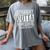 Straight Outta Homeschool Graduation Tee 2023 Women's Comfort Colors T-Shirt Gray