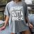Straight Outta Pre-K Shirt Great Graduation Preschools Women's Comfort Colors T-Shirt Gray