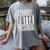 STRAIGHT OUTTA PRESCHOOL GIFT Grad Graduation Kids Women's Comfort Colors T-Shirt Gray