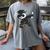 Student Graduation 2022 Panda Football Boys Girls Teenager Women's Comfort Colors T-Shirt Gray