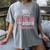 Super Proud Dad Of 2025 Graduate Senior Graduation Family Women's Comfort Colors T-Shirt Gray