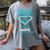 Superhero RN Nurse Shirt Graduation Women's Comfort Colors T-Shirt Gray