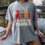 Support Banned Books Freedom I'm With The Banned Women's Comfort Colors T-Shirt Gray