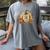 Teacher Book Pumpkin Fall Reading Thanksgiving Autumn Women's Comfort Colors T-Shirt Gray