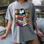 Teacher Librarian Kawaii Penguin Book Lover Penguin Women's Comfort Colors T-Shirt Gray