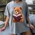 Teddy Bear Reading a Book Women's Comfort Colors T-Shirt Gray