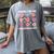 Things I Do On Valentines's Day Book Lover Candy Heart Women's Comfort Colors T-Shirt Gray
