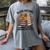 History Month Teacher Reading Book Lover Floral Stack Premium Tri-Blend Women's Comfort Colors T-Shirt Gray