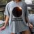 Total Solar Eclipse April 2024 Sky Watcher Memory Women's Comfort Colors T-Shirt Gray