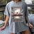 Totally Weird Tees Cat Library Book Reading Literary Women's Comfort Colors T-Shirt Gray Totally Weird Tees Cat Library Book Reading Literary Women's Comfort Colors T-Shirt Gray