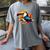 Toucan Reading Book Women's Comfort Colors T-Shirt Gray