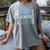 Track Senior Night Track Senior 2025 Graduation 50 Women's Comfort Colors T-Shirt Gray
