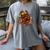 Turkey Reading Books Fall Season Thanksgiving Teacher Book Women's Comfort Colors T-Shirt Gray