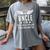 My Uncle Is My Guardian Angel In Loving Memorial Memory Tee Women's Comfort Colors T-Shirt Gray