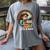 Never Underestimate The Power Of a Girl With a Book Reading Women's Comfort Colors T-Shirt Gray