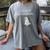 I Used To Be Somebody Nostalgia Halloween Spooky Season Premium Tri-Blend Women's Comfort Colors T-Shirt Gray