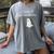 I Used To Be Somebody Nostalgia Halloween Spooky Season Women's Comfort Colors T-Shirt Gray