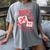 Valentines Book Lover Romance Books Are My Love Language Women's Comfort Colors T-Shirt Gray