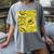Varsity-Gold Yellow Comic Book University Varsity-Gold Women's Comfort Colors T-Shirt Gray