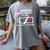Warning Social Battery Is Low Introvert Shirt Women's Comfort Colors T-Shirt Gray