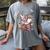 Watercolor Butterfly Fairy Read Book Library Fantasy Novel Women's Comfort Colors T-Shirt Gray