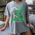 I Wear Kelly Green In My Memory Of My Dad Bile Duct Cancer Women's Comfort Colors T-Shirt Gray