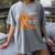 I Wear Orange In Memory Of My Dad Leukemia Awareness Cancer Women's Comfort Colors T-Shirt Gray