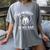 I Wear Periwinkle In Memory My Dad Stomach Cancer Awareness Women's Comfort Colors T-Shirt Gray