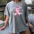 I Wear Pink In Memory Of My Daughter Breast Cancer Awareness Women's Comfort Colors T-Shirt Gray I Wear Pink In Memory Of My Daughter Breast Cancer Awareness Women's Comfort Colors T-Shirt Gray