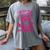 I Wear Pink In Memory Of My Daughter Breast Cancer Graphic Women's Comfort Colors T-Shirt Gray I Wear Pink In Memory Of My Daughter Breast Cancer Graphic Women's Comfort Colors T-Shirt Gray